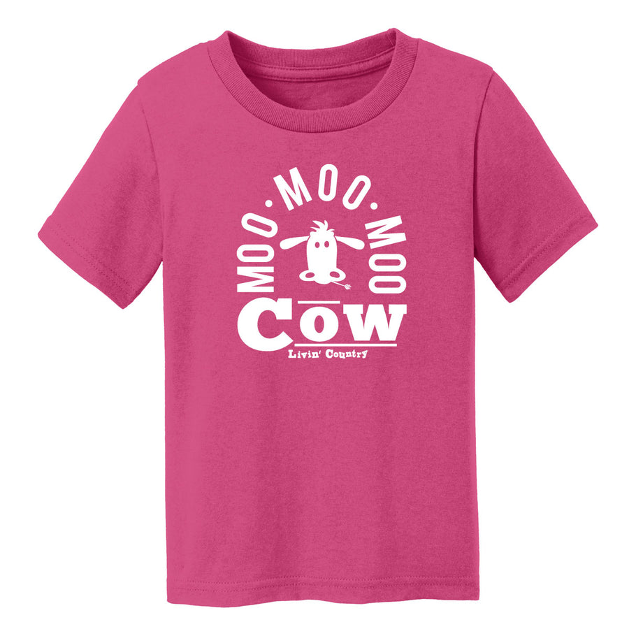 Toddler Livin' Country Barnyard Cow T-shirt