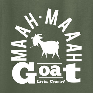 Adult Livin' Country Barnyard Goat T-shirt