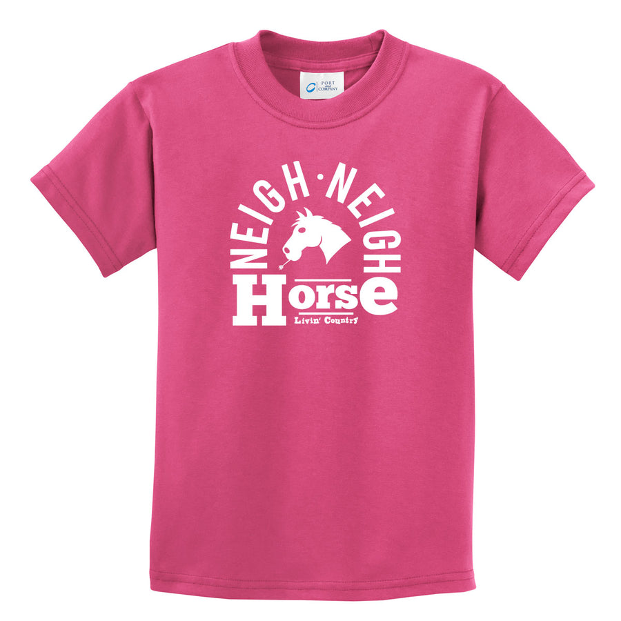 Kid's Livin' Country Barnyard Horse T-shirt