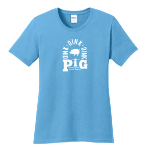 Women's Livin' Country Barnyard Pig T-shirt