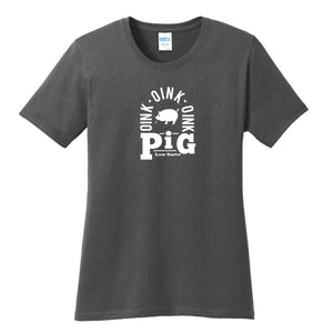 Women's Livin' Country Barnyard Pig T-shirt