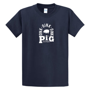 Adult Livin' Country Barnyard Pig T-shirt