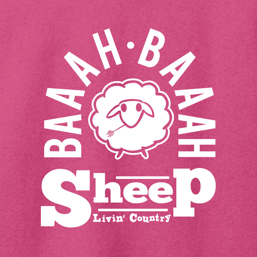 Women's Livin' Country Barnyard Sheep T-shirt