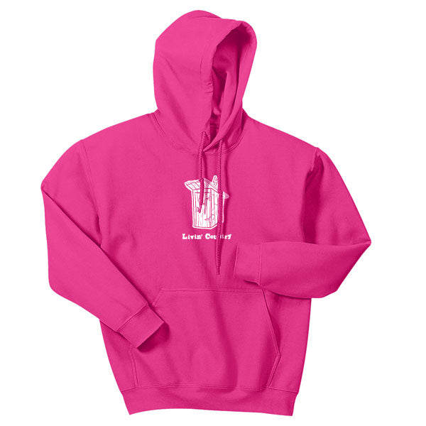 Adult Livin' Country Outhouse Hoodie