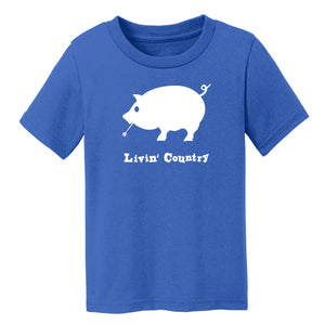 Toddler Livin' Country Pig T-shirt