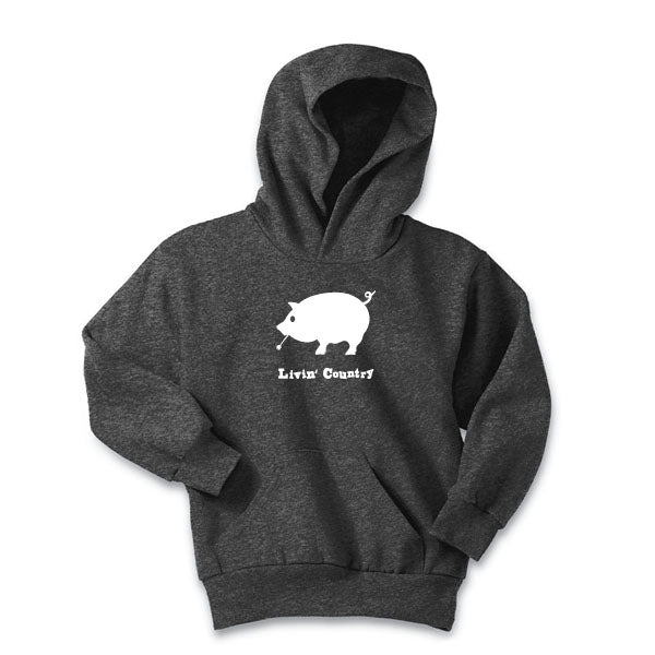 Youth Livin' Country Pig Hoodie