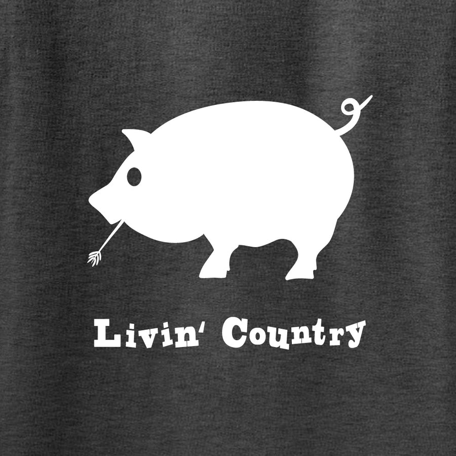 Youth Livin' Country Pig Hoodie