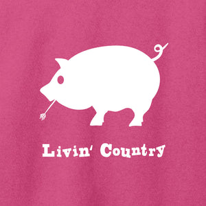 Women's Livin' Country Pig T-shirt