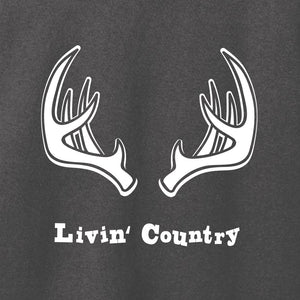 Infant Livin' Country Antler Onesie
