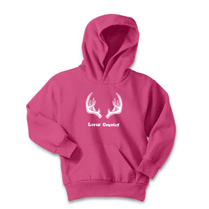 Youth Livin' Country Antler Hoodie