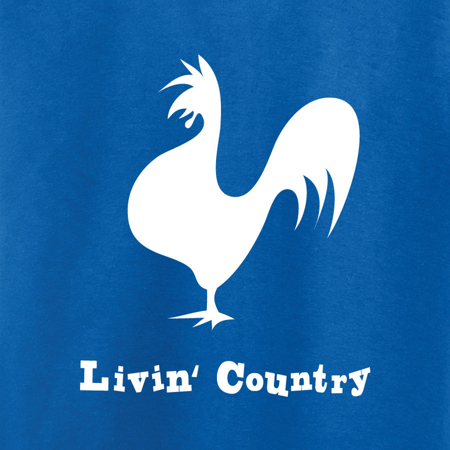 Kid's Livin' Country Rooster T-shirt
