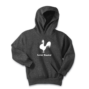 Youth Livin' Country Rooster Hoodie