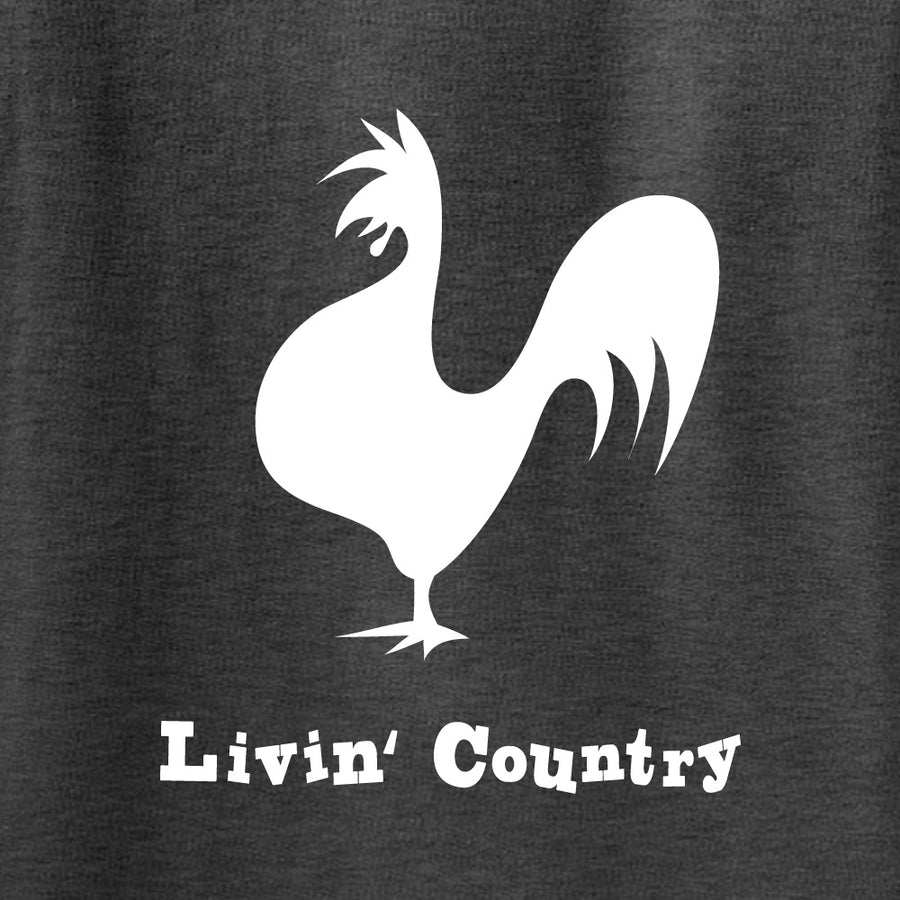 Youth Livin' Country Rooster Hoodie