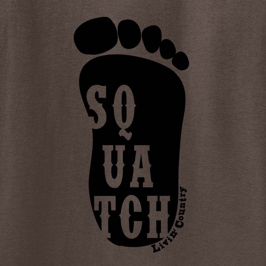 Adult Livin' Country Sasquatch "Squatch" Track T-shirt