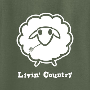 Adult Livin' Country Sheep T-shirt