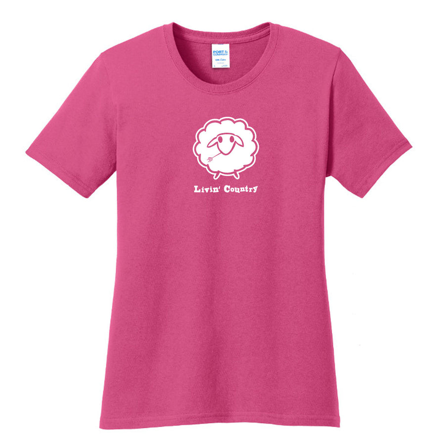 Women's Livin' Country Sheep T-shirt