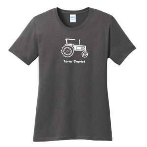 Women's Livin' Country Tractor T-shirt
