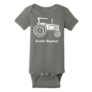 Infant Livin' Country Tractor Onesie