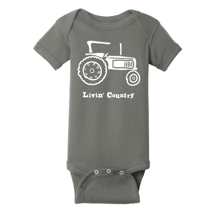 Infant Livin' Country Tractor Onesie