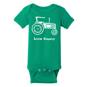 Infant Livin' Country Tractor Onesie