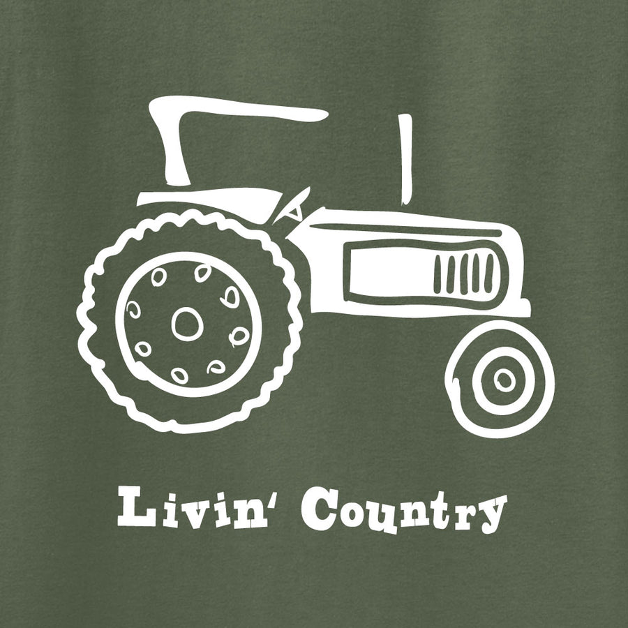 Adult Livin' Country Tractor T-shirt