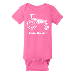 Infant Livin' Country Tractor Onesie
