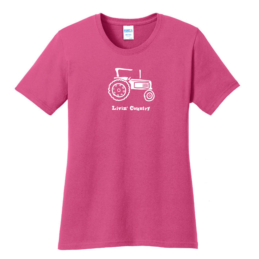 Women's Livin' Country Tractor T-shirt