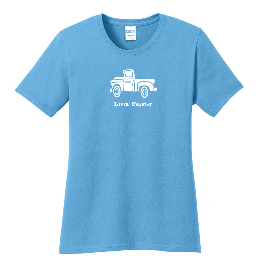 Women's Livin' Country Truck T-shirt