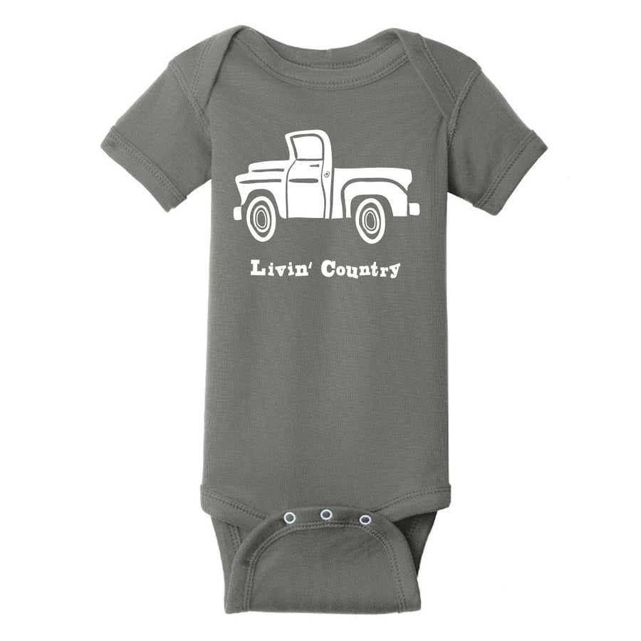 Infant Livin' Country Truck Onesie