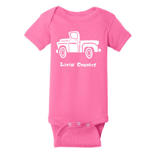 Infant Livin' Country Truck Onesie