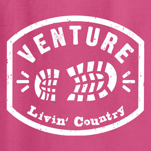 Kid's Livin' Country Venture Boot T-shirt
