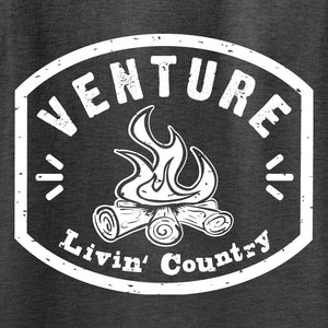 Adult Livin' Country Venture Campfire T-shirt