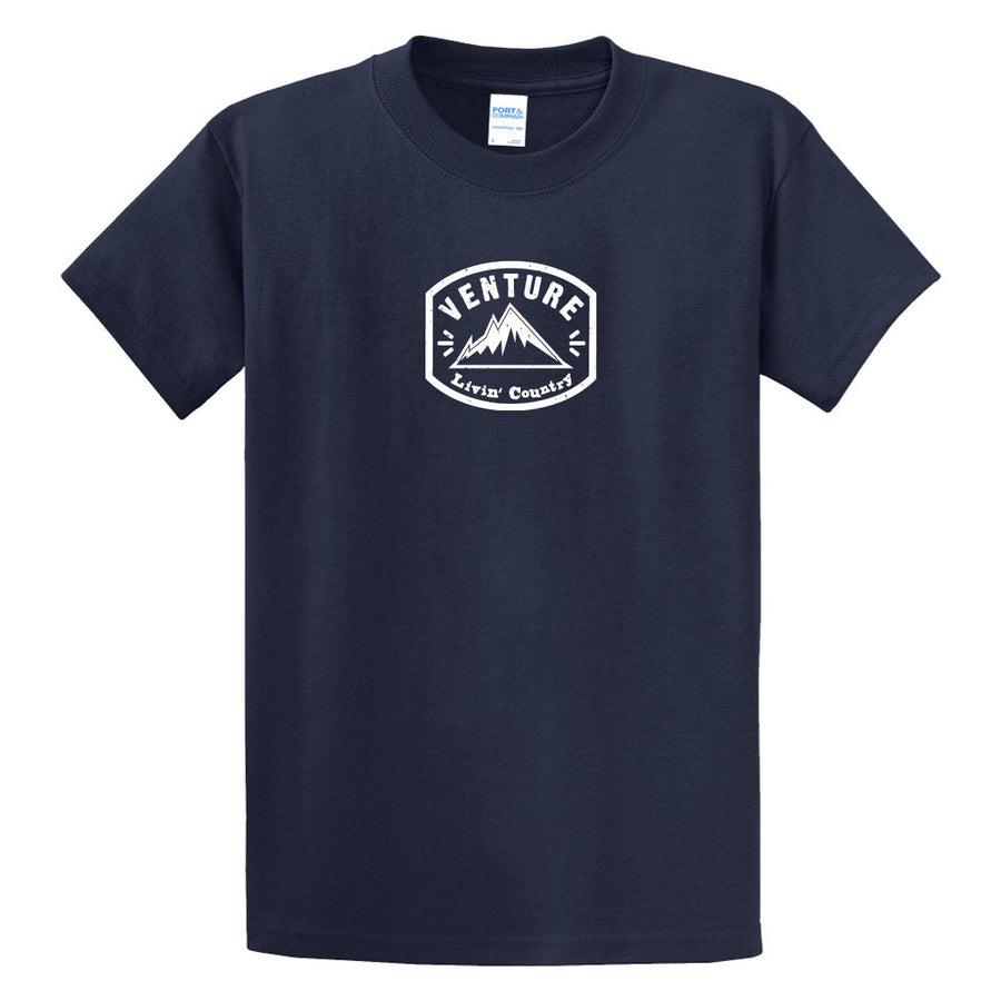 Adult Livin' Country Venture Mountain T-shirt