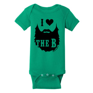 Infant Livin' Country 'I Heart the Beard' Onesie