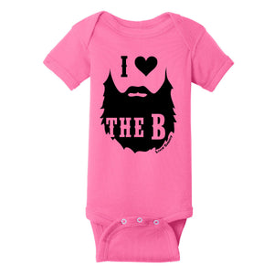 Infant Livin' Country 'I Heart the Beard' Onesie