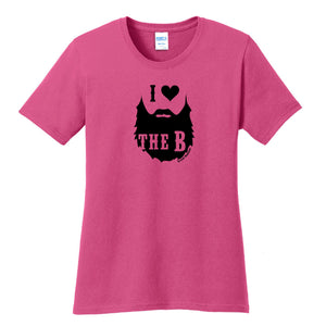 Women's Livin' Country I Heart the Beard T-shirt