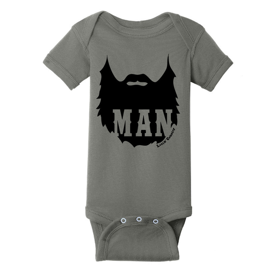 Infant Livin' Country Man Beard Onesie